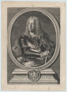 Portret Franciszka I, ca. 1745. autorstwa Gilles Jacques Petit