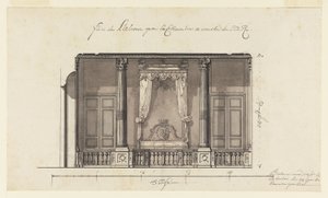 Wnęka na łóżko dla księcia Orleanu, Palais Royal, Paryż