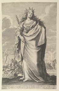 Marianne, 1647. Twórcy: Gilles Rousselet, Abraham Bosse. autorstwa Gilles Rousselet and Abraham Bosse