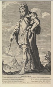 Ptolemeusz, ca. 1639-40. Twórcy: Gilles Rousselet, Abraham Bosse. autorstwa Gilles Rousselet and Abraham Bosse