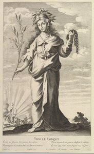Sybilla libijska, ca. 1635. Twórcy: Gilles Rousselet, Abraham Bosse. autorstwa Gilles Rousselet and Abraham Bosse