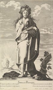 Sybilla perska, ca. 1635. Twórcy: Gilles Rousselet, Abraham Bosse.
