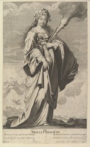 Sybilla frygijska, ca. 1635. Twórcy: Gilles Rousselet, Abraham Bosse.