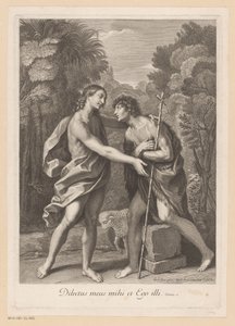 Chrystus i Jan Chrzciciel autorstwa Gilles Rousselet