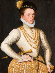 Portret nieznanego szlachcica, 1575. autorstwa Gillis Claeissens