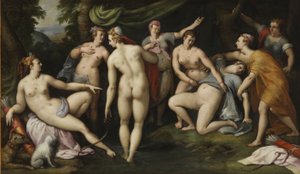 Diana odkrywająca ciążę Callisto autorstwa Gillis Coignet