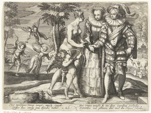 Wenus, miłość w niezgodzie autorstwa Gillis van Breen (attributed to)