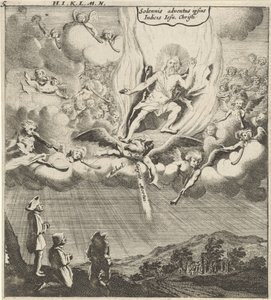 Chrystus ukazuje się w niebie autorstwa Gillis van Scheyndel (I)