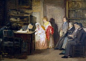 Państwo cywilne, Gioacchino Toma (1836-1893), obraz. autorstwa Gioacchino Toma