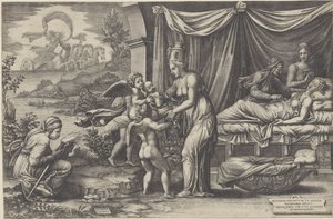 Alegoria Narodzenia autorstwa Giorgio Ghisi