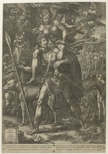 Alegoria polowania autorstwa Giorgio Ghisi