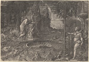 Alegoria Życia autorstwa Giorgio Ghisi