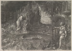 Alegoria życia, 1561. autorstwa Giorgio Ghisi