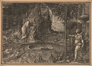 Alegoria życia, 1561. autorstwa Giorgio Ghisi