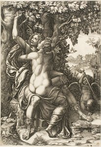 Angelica i Medoro autorstwa Giorgio Ghisi