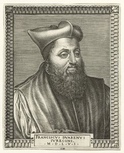 Portret François Duarena, profesora prawa na Uniwersytecie w Bourges autorstwa Giorgio Ghisi