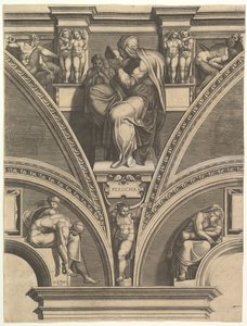 Sybilla perska, z serii Prorocy i Sybille w Kaplicy Sykstyńskiej, 1570-75.