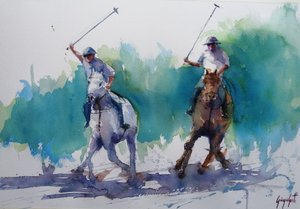 Polo: Mecz w akcji autorstwa Giorgio Gosti