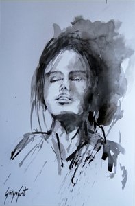 Portret spokojnej kobiety autorstwa Giorgio Gosti