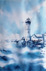 Latarnia morska „Burzliwy Ocean” autorstwa Giorgio Gosti