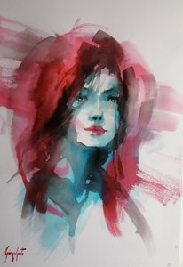 Żywy, wyrazisty portret autorstwa Giorgio Gosti