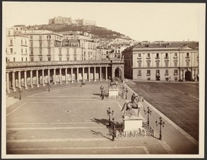 Neapol, Largo Palazzo autorstwa Giorgio Sommer