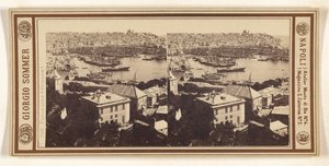 Panorama (Genua) autorstwa Giorgio Sommer