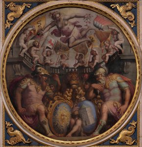 Alegorie dzielnic San Giovanni i Santa Maria Novella, 1563-1565 autorstwa Giorgio Vasari