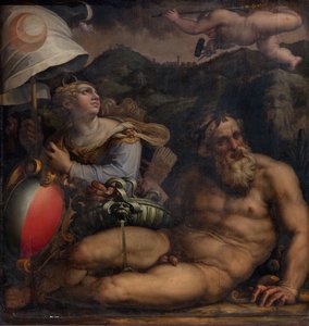 Alegoria Fiesole, 1563-1565 autorstwa Giorgio Vasari