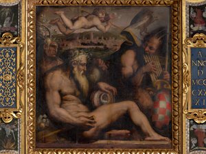 Alegoria Pistoi autorstwa Giorgio Vasari