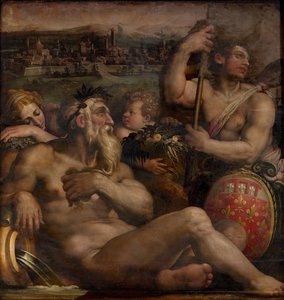 Alegoria Prato, 1563-1565 autorstwa Giorgio Vasari