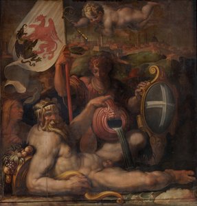 Alegoria Volterry, 1563-1565 autorstwa Giorgio Vasari