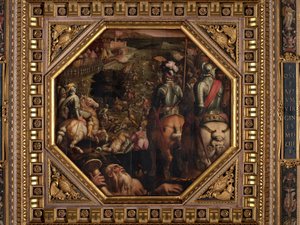 Bitwa pod Marciano w Val di Chiana autorstwa Giorgio Vasari