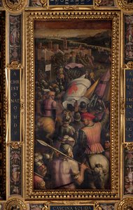 Zdobycie Cascina autorstwa Giorgio Vasari
