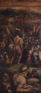 Schwytanie Vicopisano, 1563-1565 autorstwa Giorgio Vasari