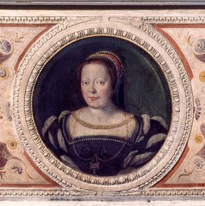 Katarzyna Medycejska, ok. 1585 (olej na płótnie) autorstwa Giorgio Vasari