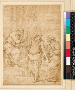 Chrystus nazywa Piotra swoim następcą, 1500-1599 autorstwa Giorgio Vasari