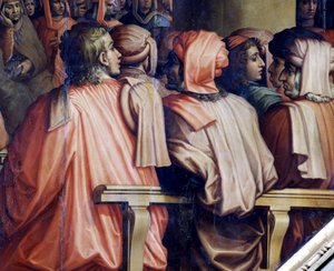 Prayer by Antonio Giacomini for the Battle of Pisa autorstwa Giorgio Vasari