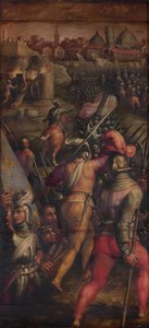 Bitwa pod Barbagianni pod Pizą, 1563-1565 autorstwa Giorgio Vasari
