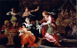 Narodziny Dziewicy autorstwa Giorgio Vasari