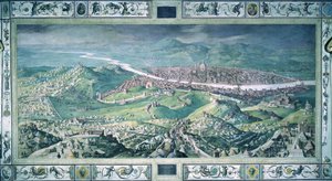 Oblężenie Florencji autorstwa Giorgio Vasari