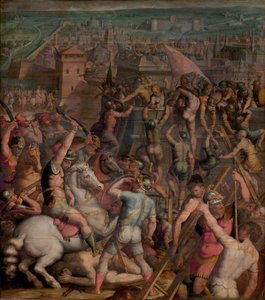 Zdobycie Mediolanu, 1555-1562 autorstwa Giorgio Vasari
