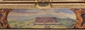 Widok Scarperii, 1557-1558 autorstwa Giorgio Vasari