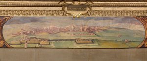 Widok Sieny, 1557-1558 autorstwa Giorgio Vasari