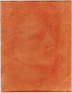 Głowa w profilu trzy czwarte (rekto); Stojący młody mężczyzna wskazujący w lewo i szkice stóp, ramienia (verso) autorstwa Giorgione