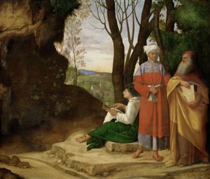 Trzech filozofów autorstwa Giorgione