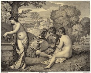Koncert wiejski autorstwa Giorgione 147778-1510 after Giorgione 147778-1510 after