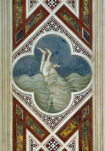 Jonasz połknięty przez wieloryba, Fragment życia i męki Chrystusa, Giotto autorstwa Giotto (c.1266 1337)