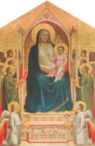 Madonna Wszystkich Świętych na tronie autorstwa Giotto