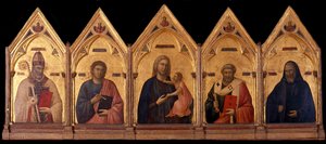 Poliptyk Badia, ok. 1301-1302 autorstwa Giotto di Bondone
